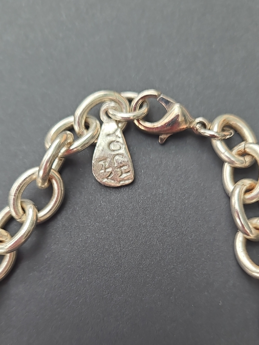 Yochi Silver-Tone Coin Charm Necklace with Dangling Medallions - Picture 9 of 9